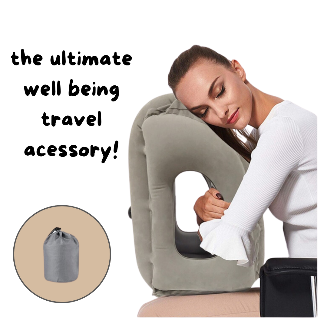 Travel Pillow - Inflatable Airplane Cushion